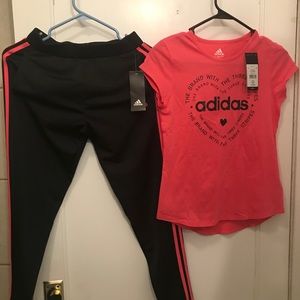 New Adidas girl active wear